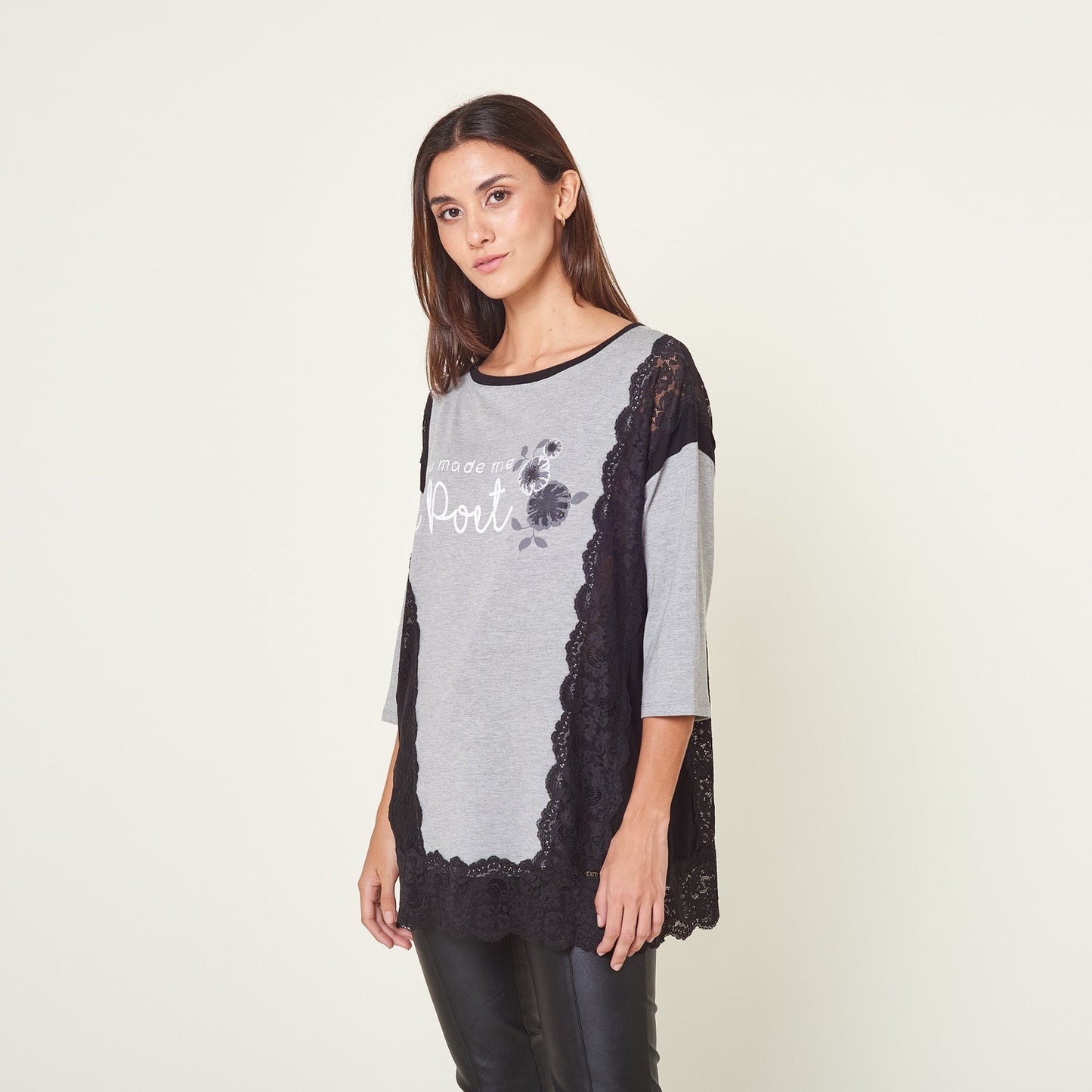 Polo Aline Gris