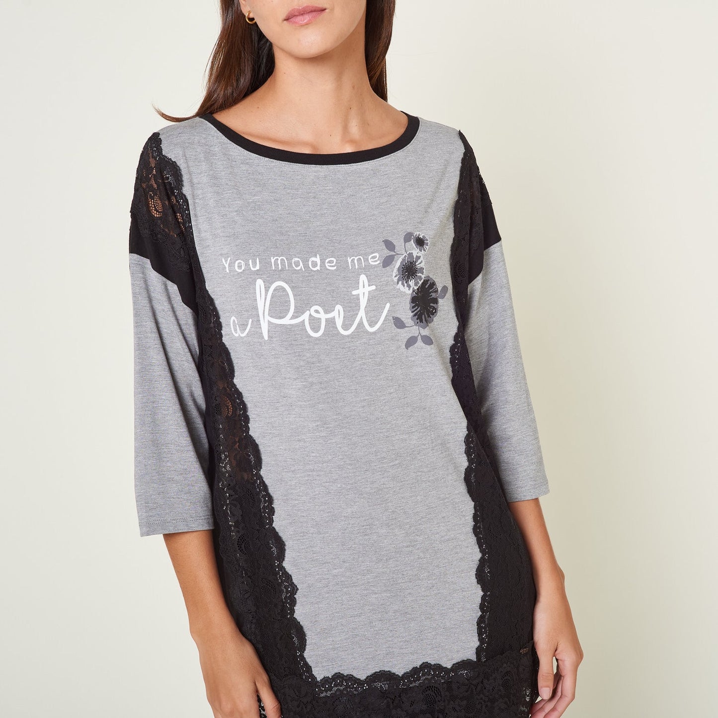 Polo Aline Gris