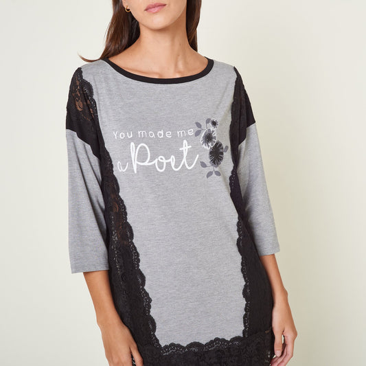 Polo Aline Gris