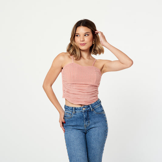Polo Corset Tyna Rosado