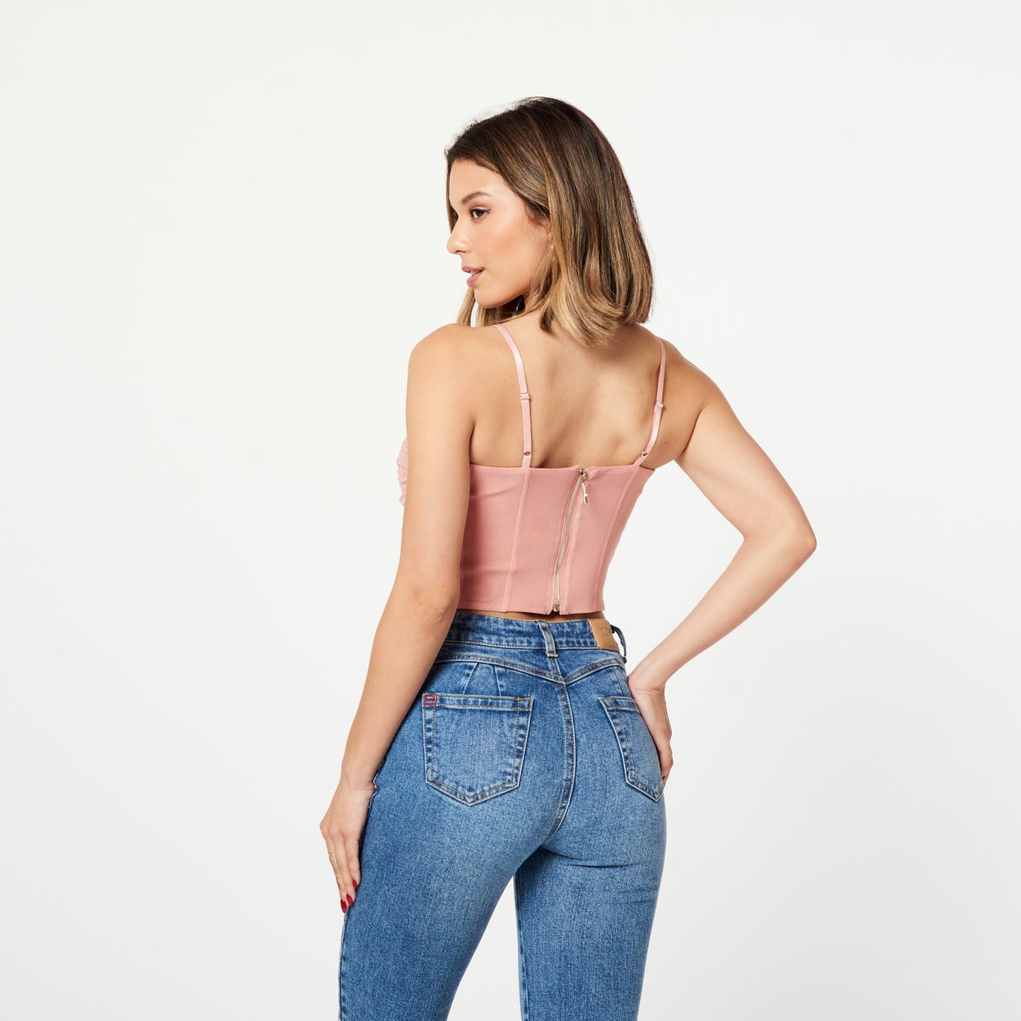 Polo Corset Tyna Rosado