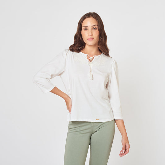 Polo Darcy Hueso