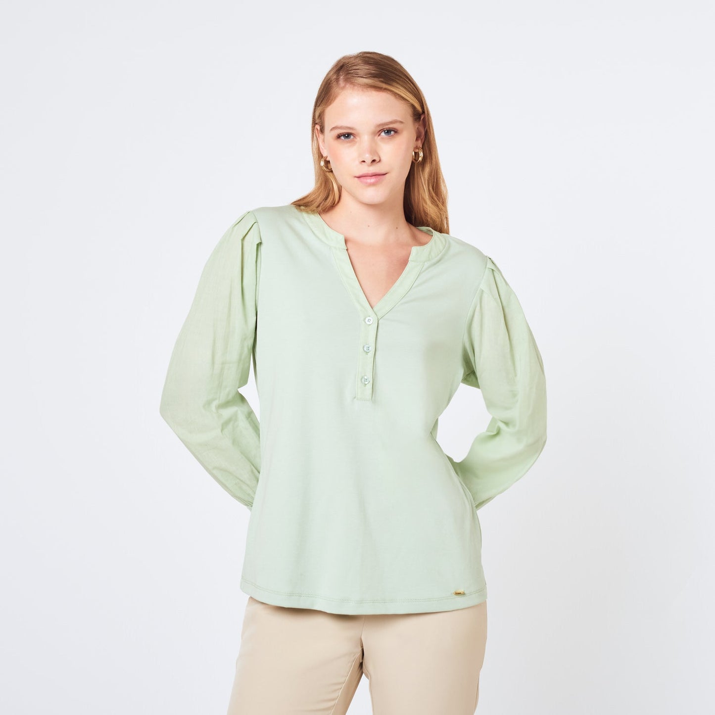 Polo Dobby Verde