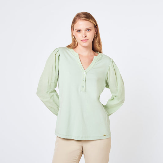 Polo Dobby Verde