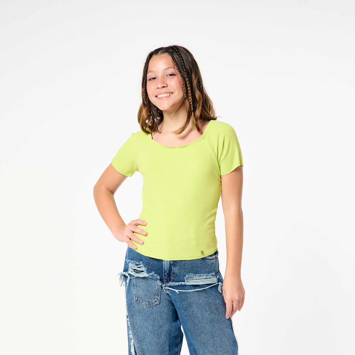Polo Shoulder Verde