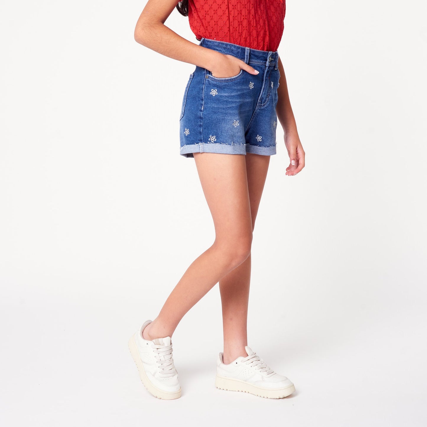 Short Silvestre Azul