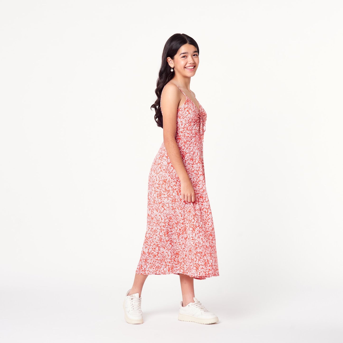 Vestido Begonia Rojo