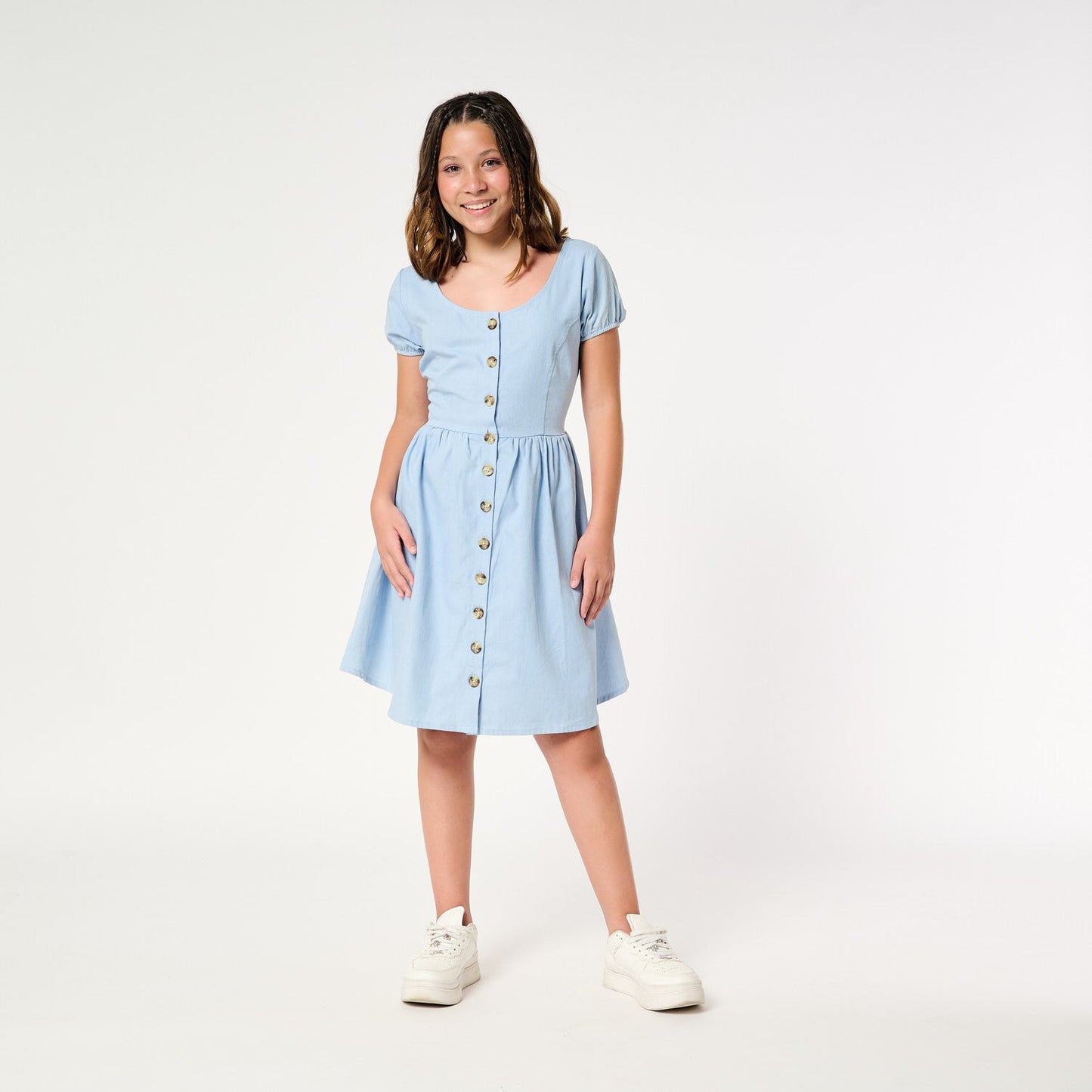 Vestido Denim Celeste
