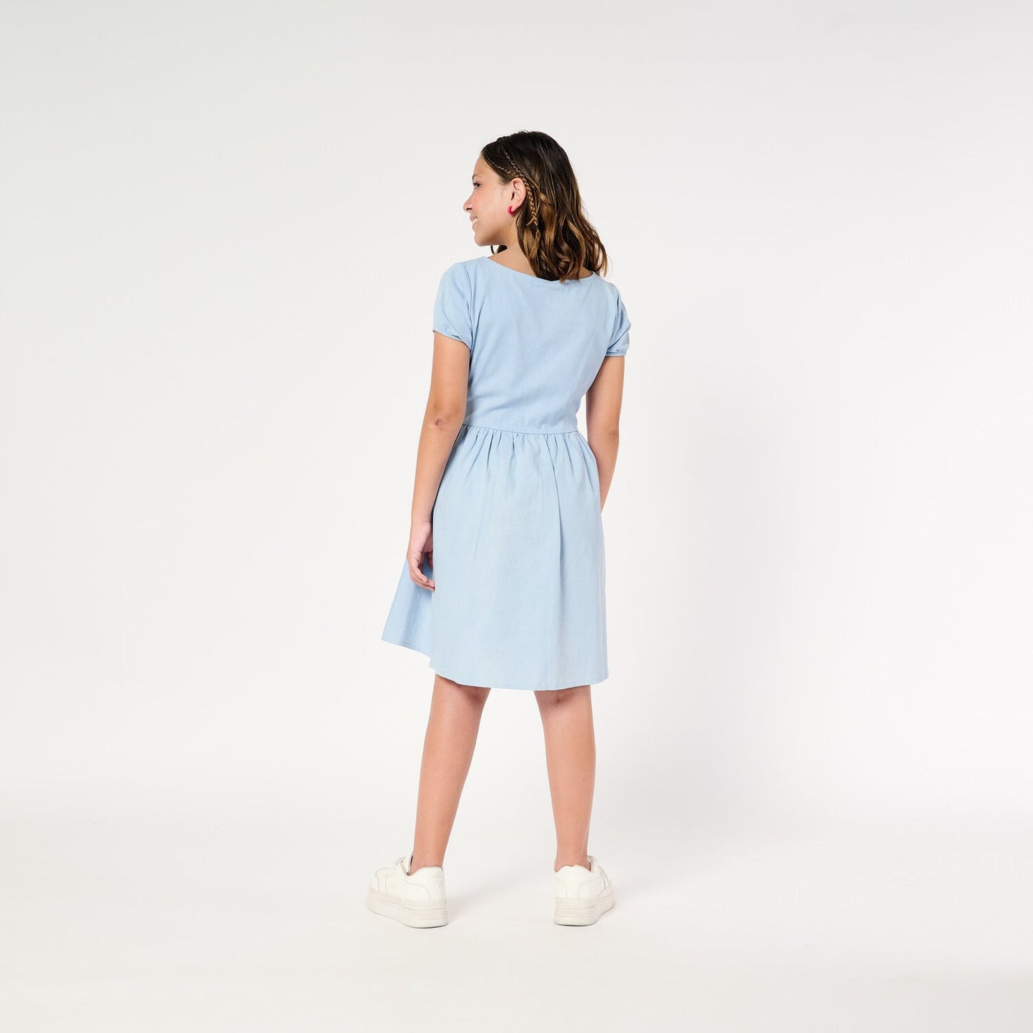 Vestido Denim Celeste