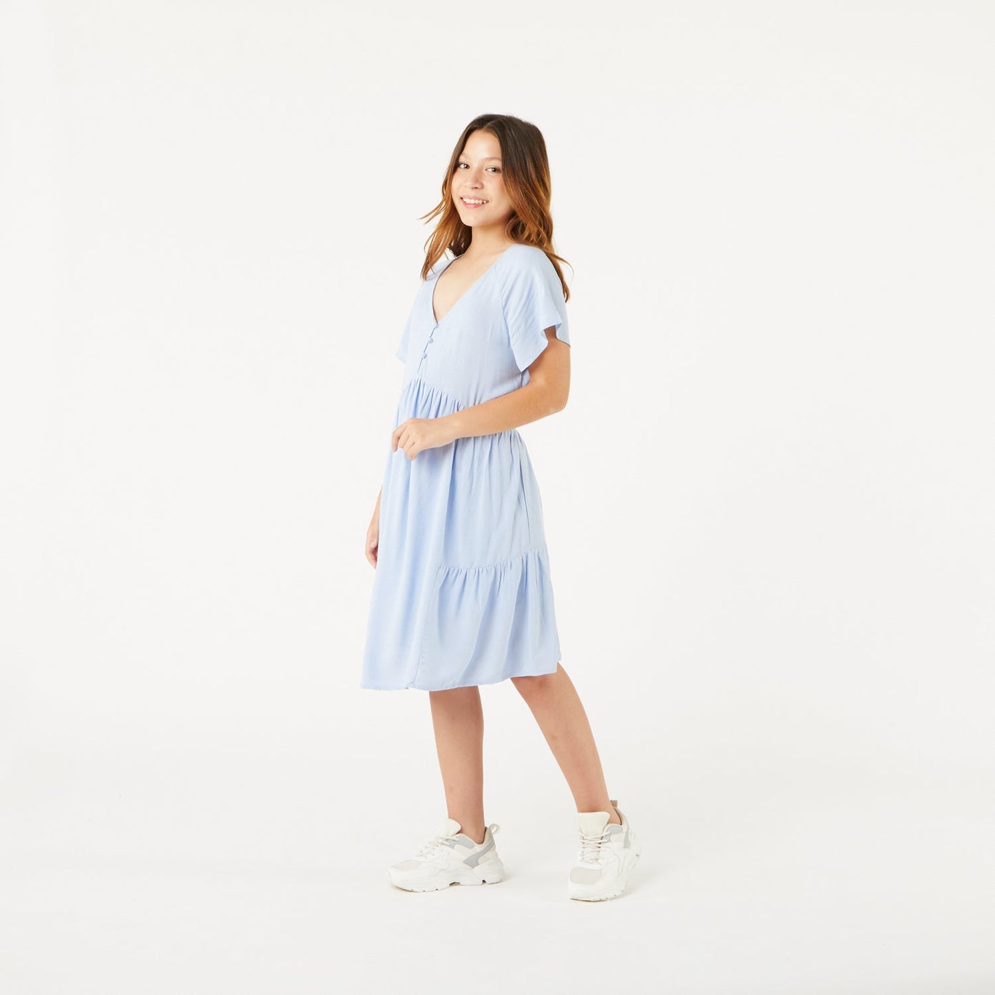 Vestido Lina Celeste