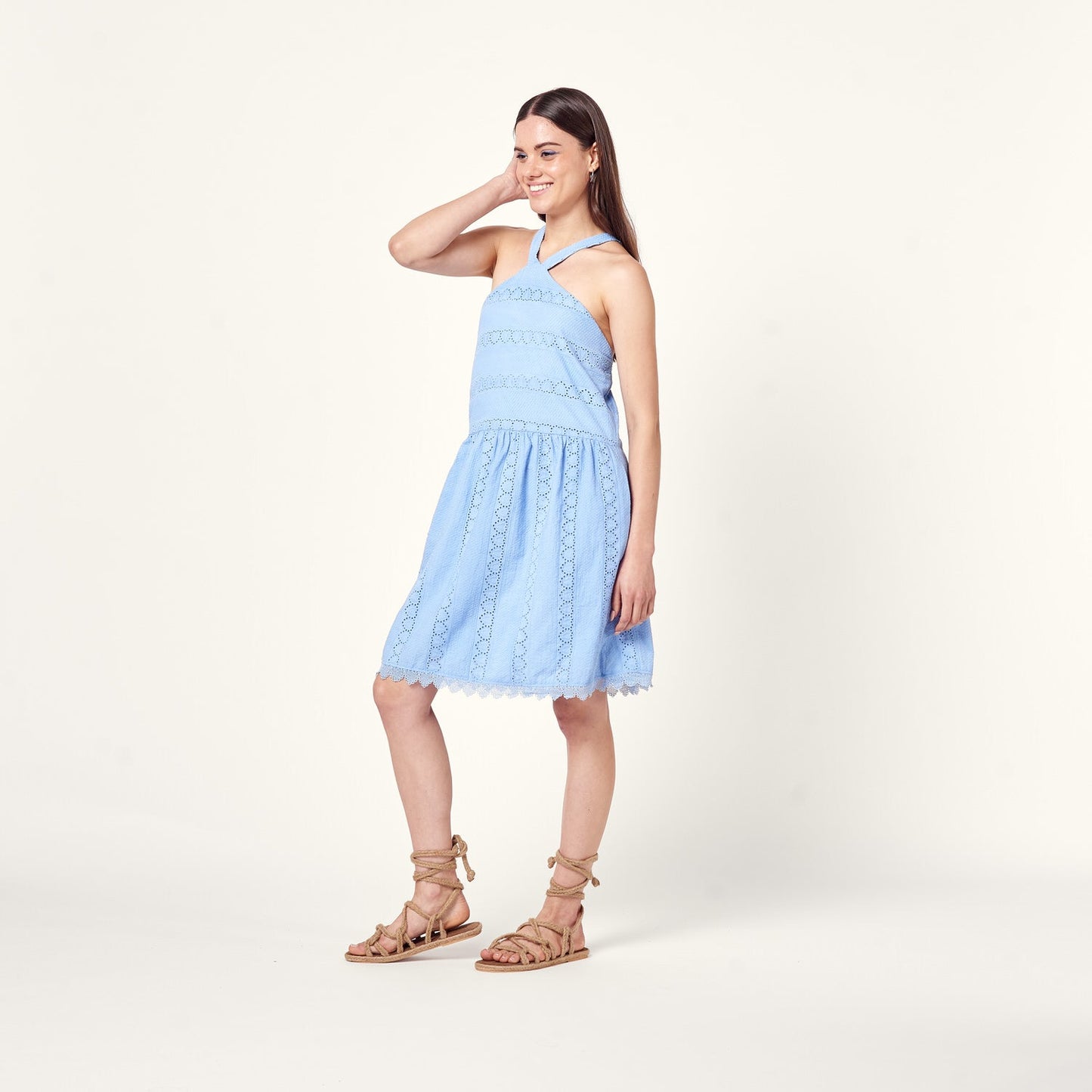 Vestido Loan Celeste