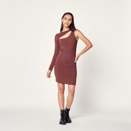 Vestido Savage Marron