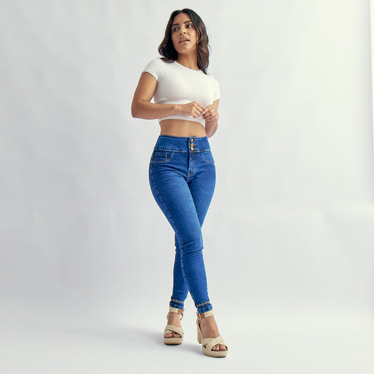Jean Prom 3 Azul